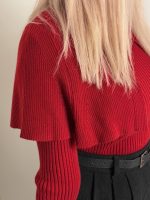 بلوز بافت شنل دار - ۱۰۰۷ - Image 5