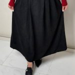 دامن کلوش مخمل کبریتی -۱۰۰۳