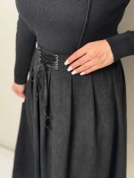 دامن کلوش مخمل کبریتی -۱۰۰۲ - Image 8